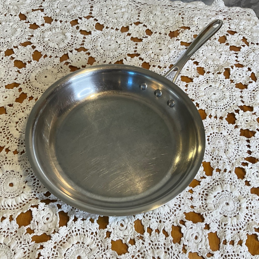 Calphalon Tri Ply Stainless‎ Steel 10 Inch Fry Pan Omelette